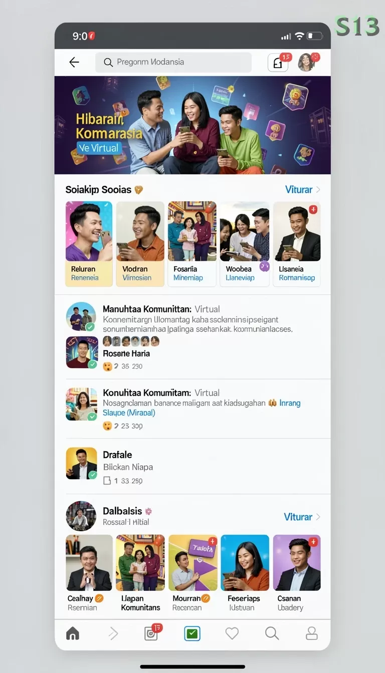 Cuplikan layar RVIP2 — aktivitas