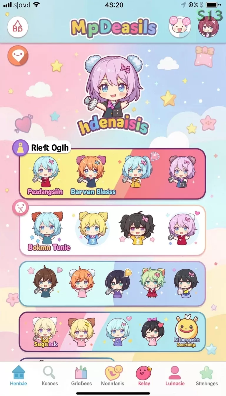 Cuplikan layar RADEN4D — menu navigasi